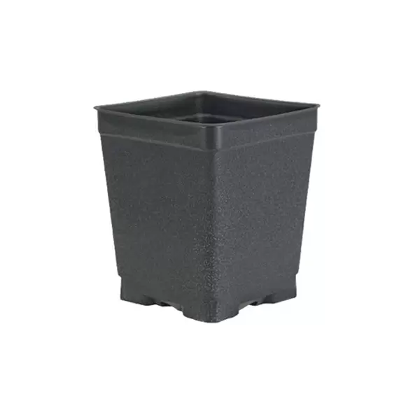 DILLEN DSQVP45PF/D 04.50 SQUARE PF PRESS FIT VAC POT DEEP BLACK 375 PER CASE 28 CASES PER PALLET