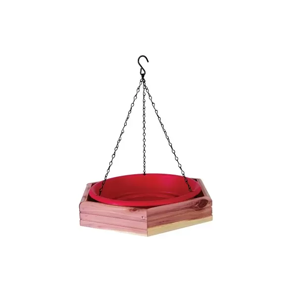 Penn Cedar Hanging 2 in 1 Bird Bath/Feeder