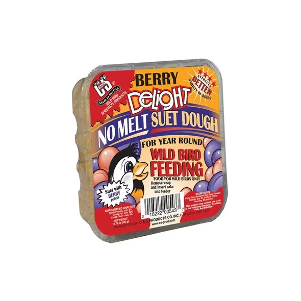 C&S 11.75oz Berry Delight No Melt Suet Dough