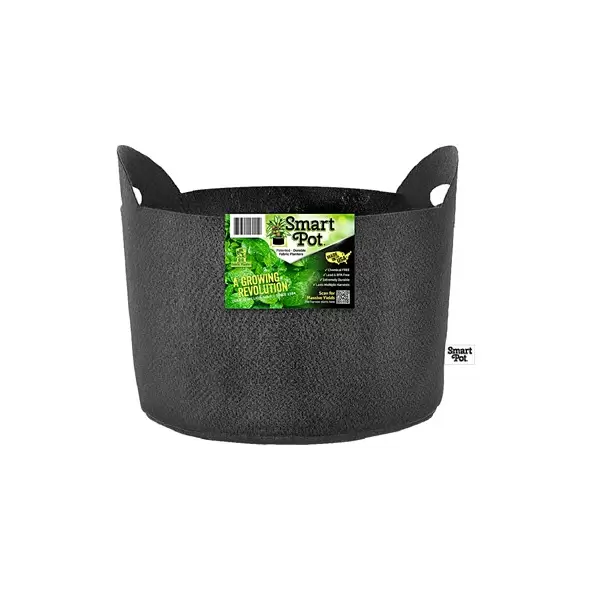 Smart Pot 5gal Black With Handles Bulk Box