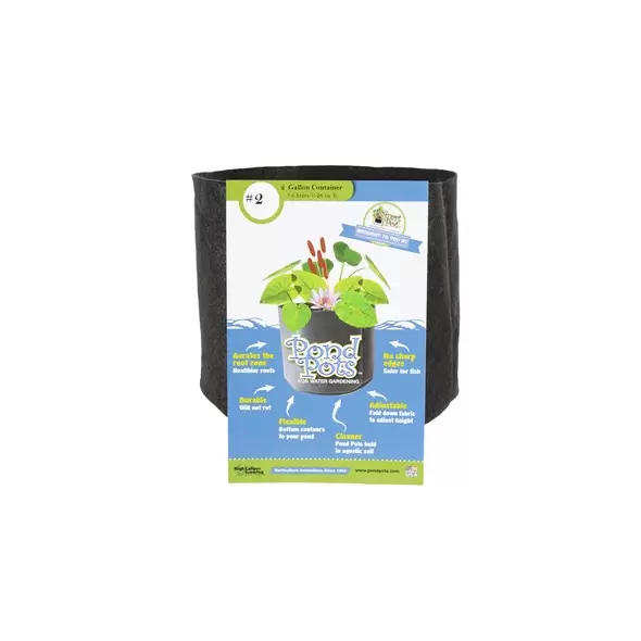 Smart Pot Pond Pot 2gal Black