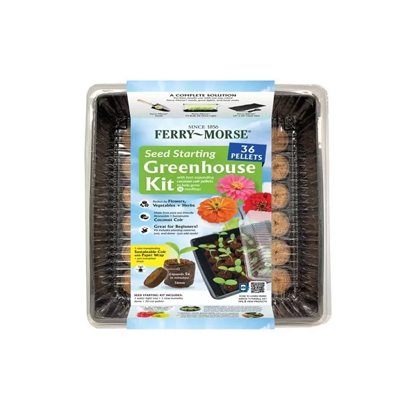 Ferry Morse Pellet Tray w/ 36 Pellets & Dome
