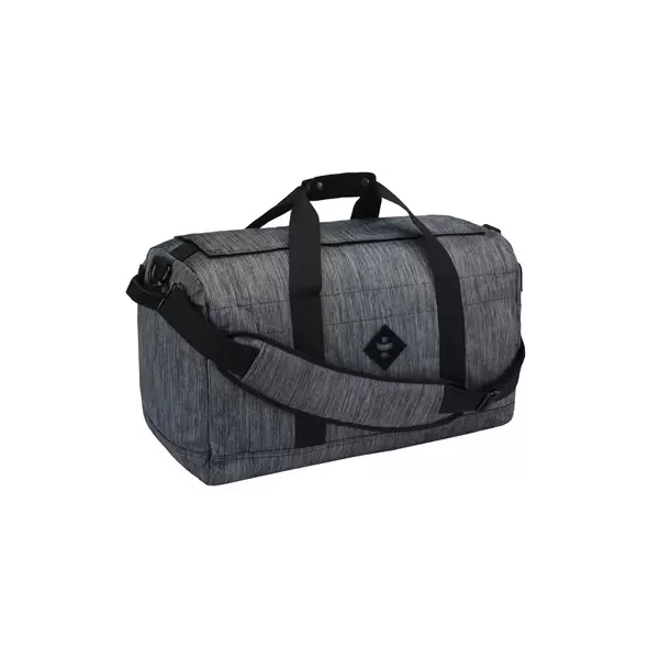 Revelry Around Towner Medium Duffle Striped Dark Grey