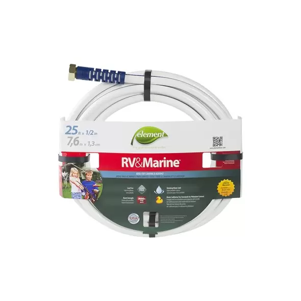 Element 1/2"x25' RV Marine Hose