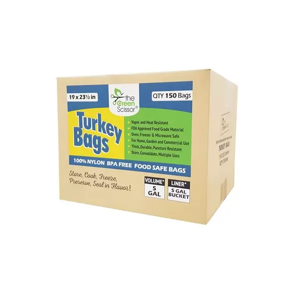 Green Scissor 19"x23.5" Turkey Bags - 150/Box