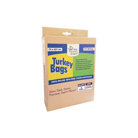 Green Scissor 19"x23.5" Turkey Bags - 20/Pack