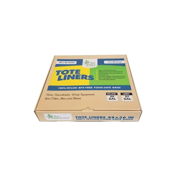 Green Scissor 48"x36" Tote Liners - 25/Pack