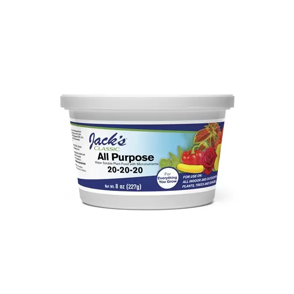 Jacks Classic 8oz All Purpose 20-20-20 Fertilizer