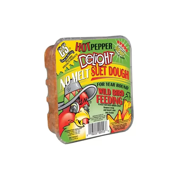 C&S 11.75oz Hot Pepper Delight No Melt Suet Dough