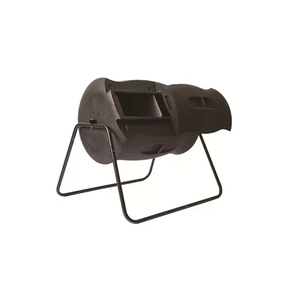 Algreen 55gal Terra Tumbling Composter Black