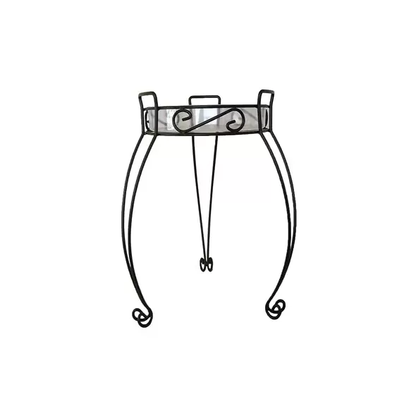 Deer Park 21" Combo Top Plant Stand Black