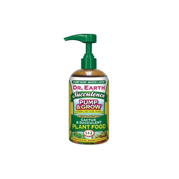 Dr Earth 8oz Pump & Grow Cactus & Succulent Food