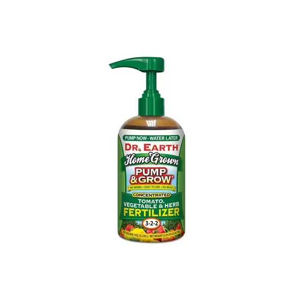 Dr Earth 8oz Pump & Grow Home Grown Tomato/Vegetable/ Herb Fertilizer