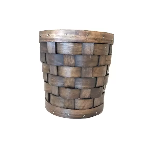Gardener Select 6" Dark Wood Basket Planter with Liner 36/CS