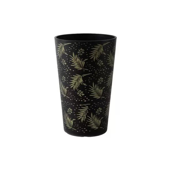 Gardener Select 12.2"x18.1" Mixed Stone Black Planter