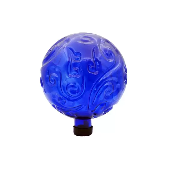 Gardener Select 10" Cobalt Blue Glass Garden Globe