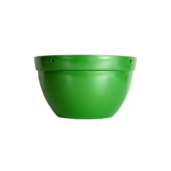 Gardener Select 12" Hanging Basket Metallic Green 11.85"x11.85"x6.69" 24/CS