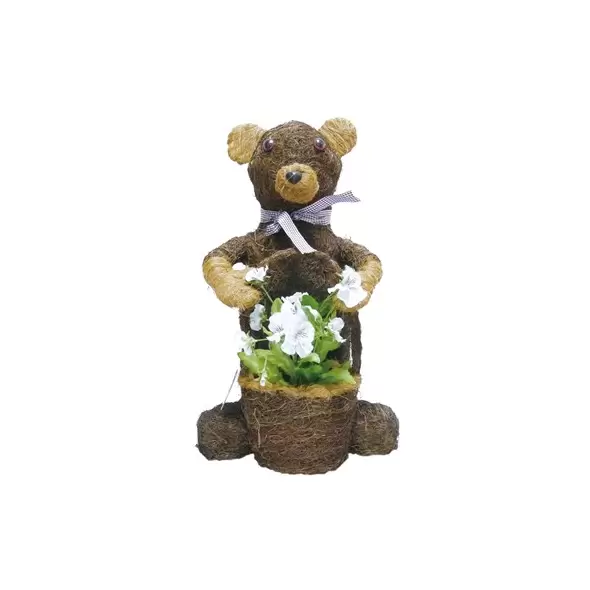 Gardener Select 14" Large Brushwood Bear Topiary - No UPS or FedEx! 10/CS