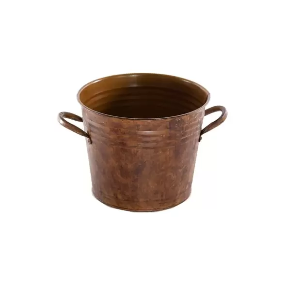 Gardener Select 8" Bucket Planter Rusty 8"x6.3"x6.5" 12/CS