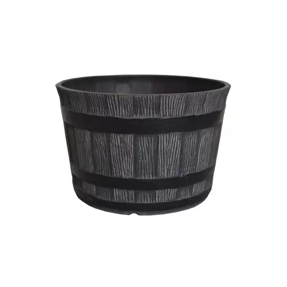 Gardener Select 12" Barn Whiskey Brl Round Planter 12/CS