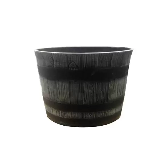 Gardener Select 14" Whiskey Brl Round Planter 12/CS