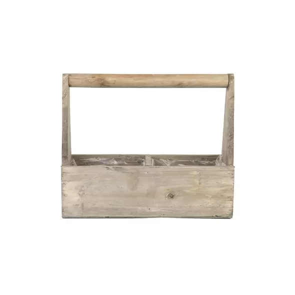 Gardener Select 10" Wood Planter Box Brown 10.6"x3.7"x8.7"