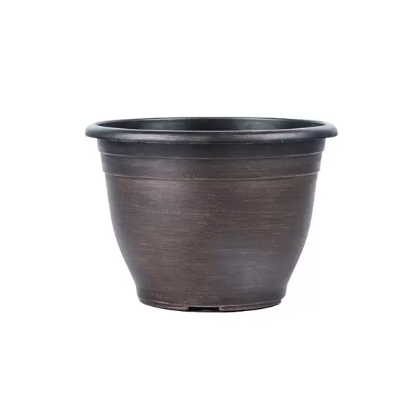 Grower Select 10.00 Tara Pot Copper Wash 6.5 Liter 1.72gal 48/CS - 10.83in OD x 7.68in H LF1102