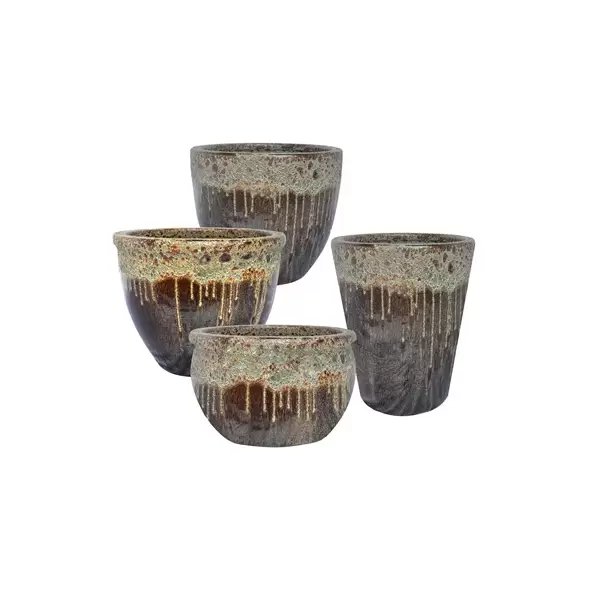 MCarr 26pc Mixed Planter Pallet Volcanic Falling Brown