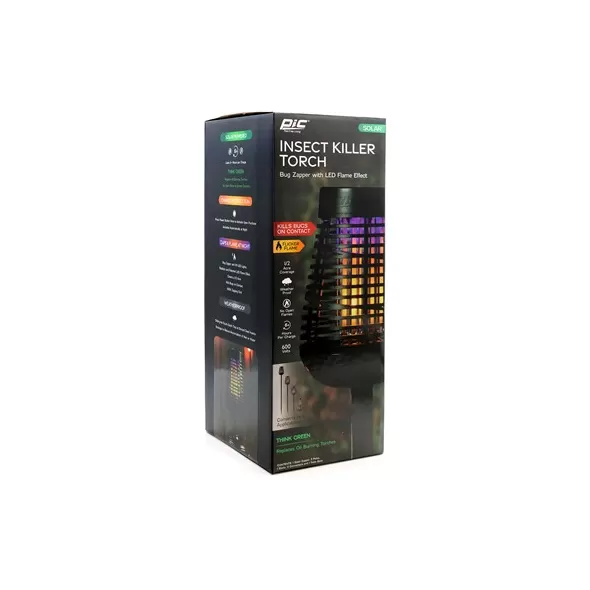 Pic 2-in-1 Solar Torch Bug Zapper