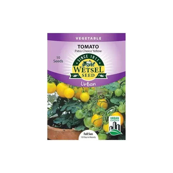 Tomato, Patio Choice Yellow - 10 Seeds