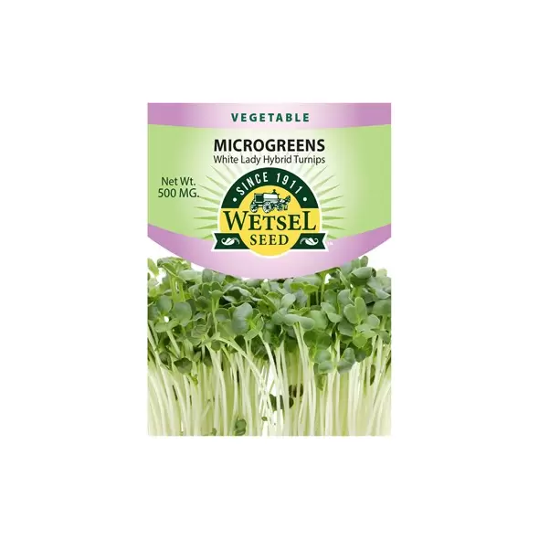 Microgreens, White Lady Turnip - 500 Mg
