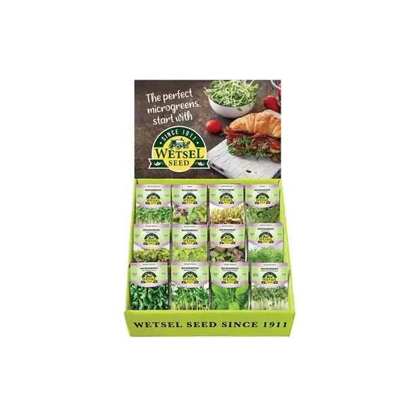 Wetsel 200pkt Microgreen Small Counter Display