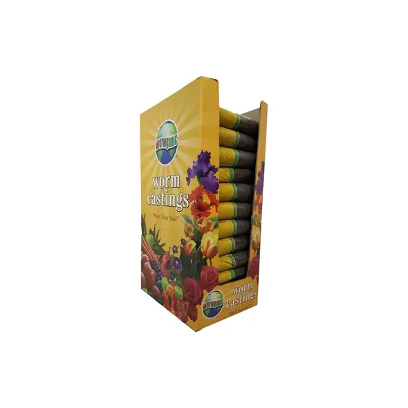 WormGanics 12pc 1cf OrganicWorm Castings Display