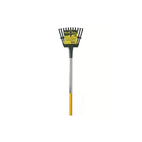 Flexrake Shrub Rake w/ 8" Flex-Steel Head 48" AlumiLite Handle