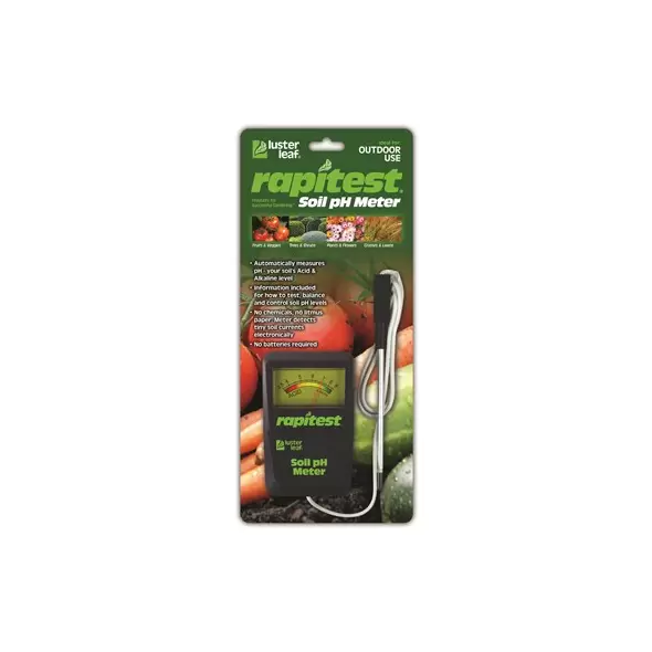 Luster Leaf Soil pH Meter Plus pH Plant Guide