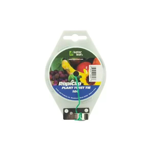 Luster Leaf Plant Twist Tie .4mm Green Plastic Coated