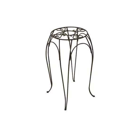 Panacea 20" Brown Cameo Round Plant Stand
