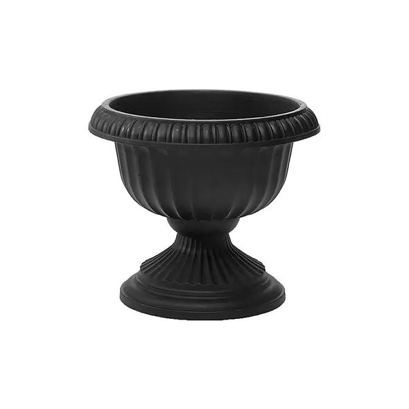 Grecian 18" Urn Black