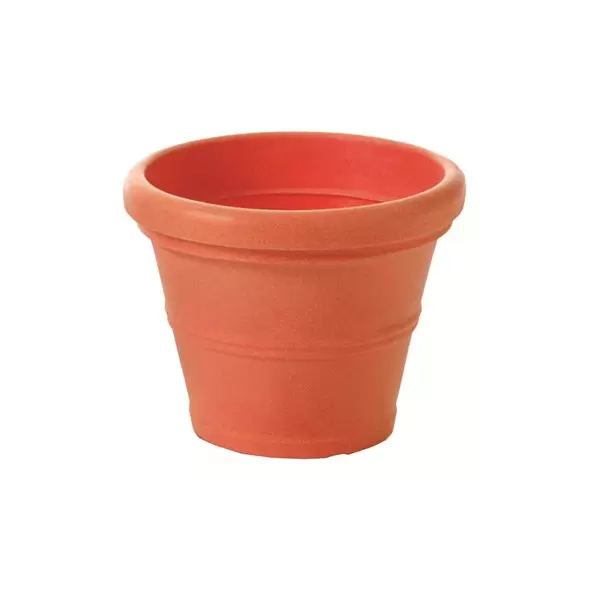 Tusco 24.5" Rolled Rim Planter Terra Cotta