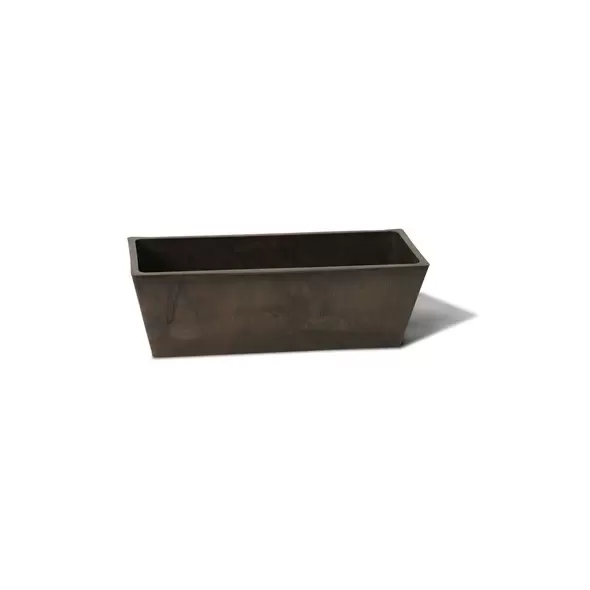 Algreen 14"x6"x6" Windowsill Planter Brown Marble
