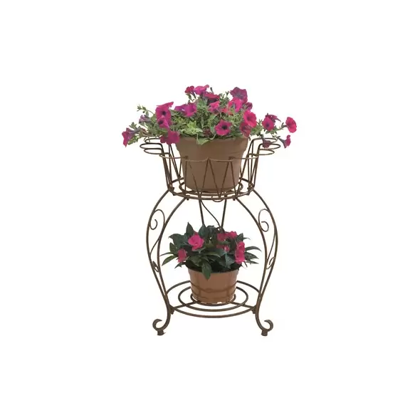 Deer Park Small Round Wave Planter Indoor Outdoor