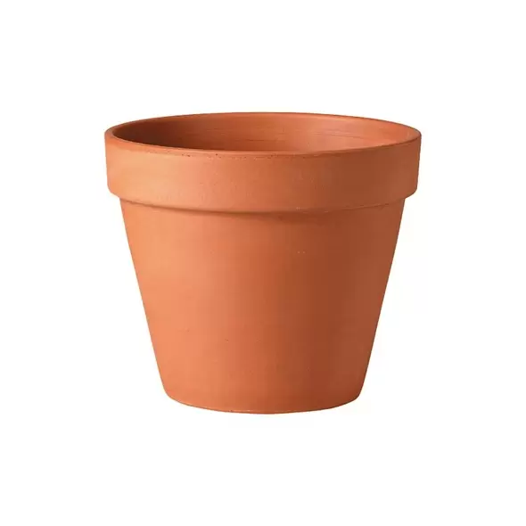 Deroma 2.8" Standard Pot Terra Cotta Clay Case Pack