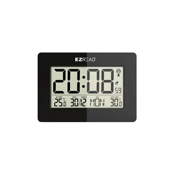 Headwind EZ Read Wall Clock Digital Thermometer