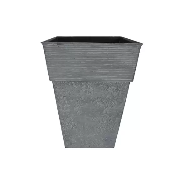 HC 13" Avino Square Planter Oxidized Black Listo