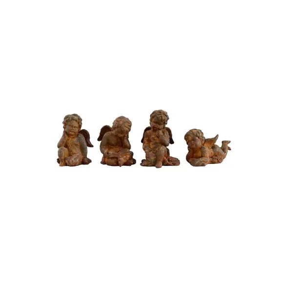 MCarr 4pc Small Cherub Collection Rust