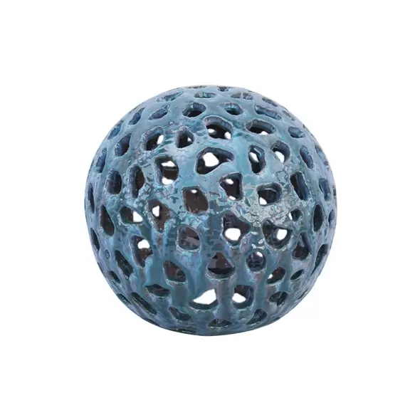 MCarr 12" Geo Sphere Milky Blue