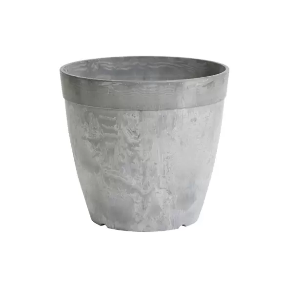 Artstone 12" Round Dolce Planter Grey