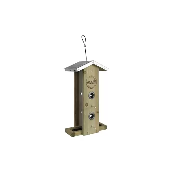 Natures Way 1.5qt Vertical Hopper Feeder Weathered Galvanized