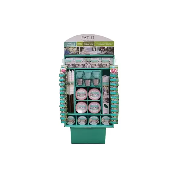Patio Essentials 132pc Citronella Candle Display