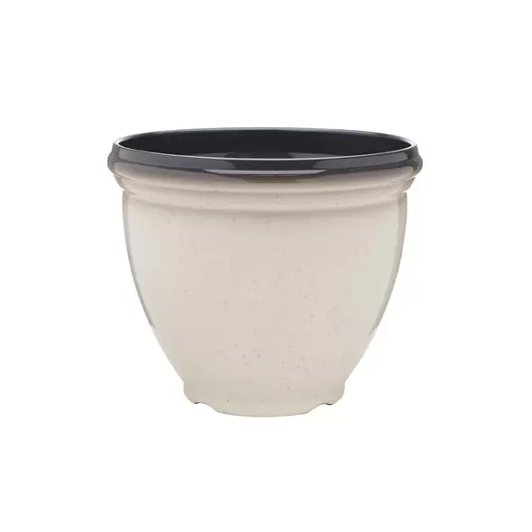 Southern Patio 18" Heritage Planter Ivory